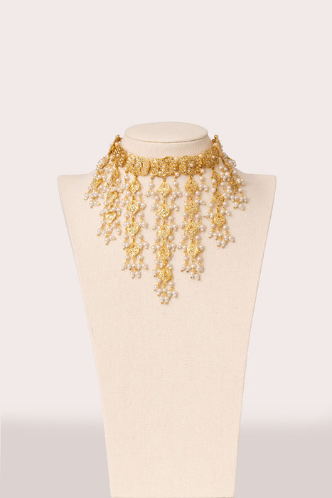 Noor Pearl Choker Set