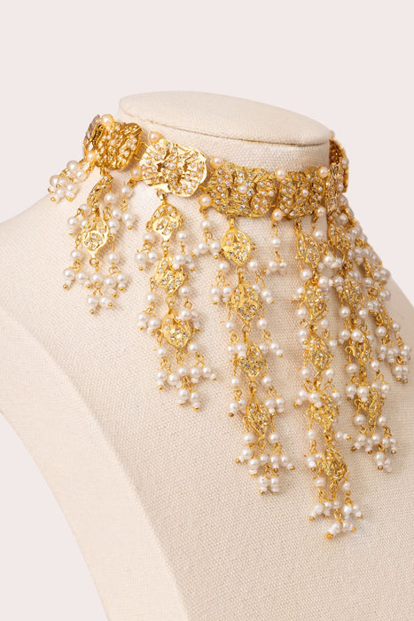 Noor Pearl Choker Set