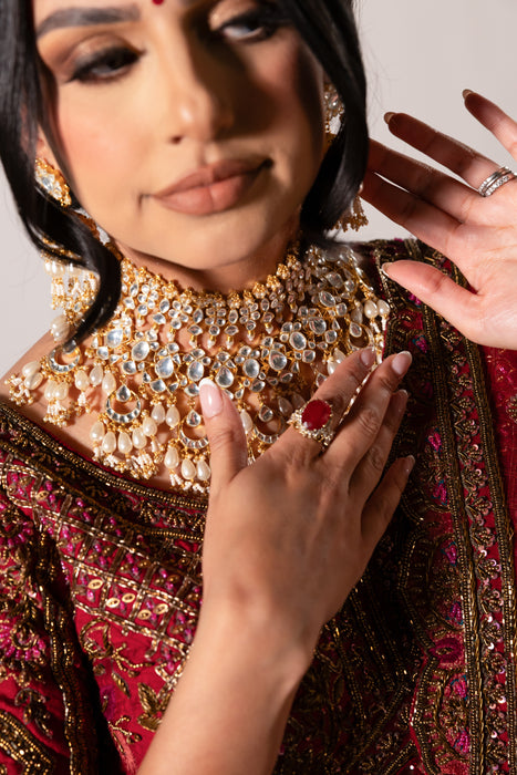 Dua Bridal Kundan Set